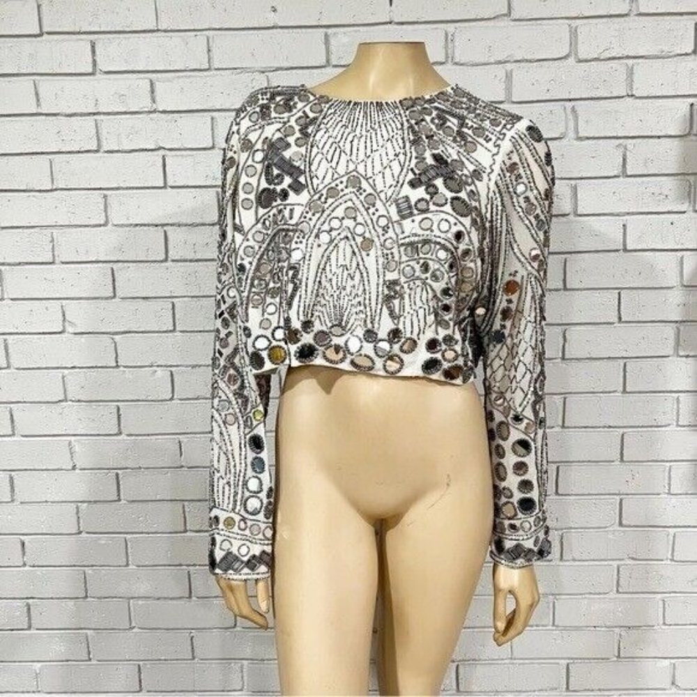 Asos Edition Women’s Mirror Placement Top‎ - Size 14